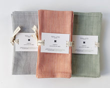 Load image into Gallery viewer, Hemp-Linen Napkins Set of 4