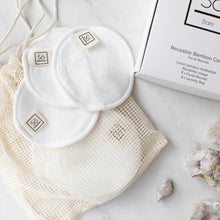Load image into Gallery viewer, Reusable Bamboo Cotton Facial Rounds