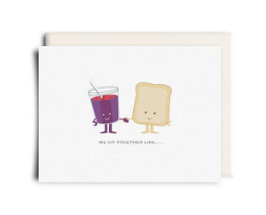 Peanut Butter & Jelly | Love Greeting Card