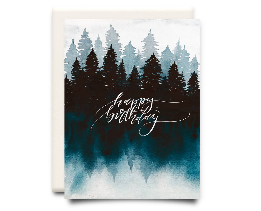 Watercolour Forest | Birthday Greeting Card