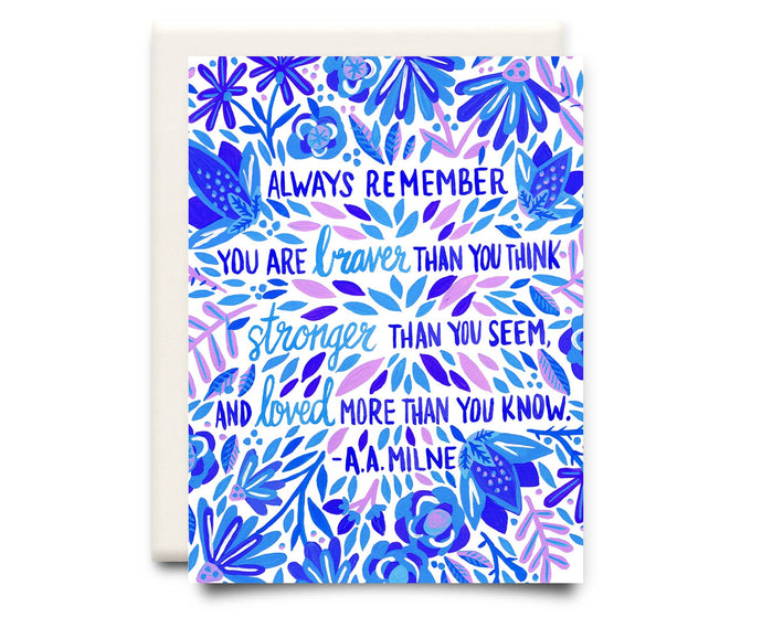 Braver than You Think | Encouragement Greeting Card