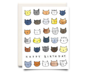 Happy Birthday Cats | Birthday Greeting Card