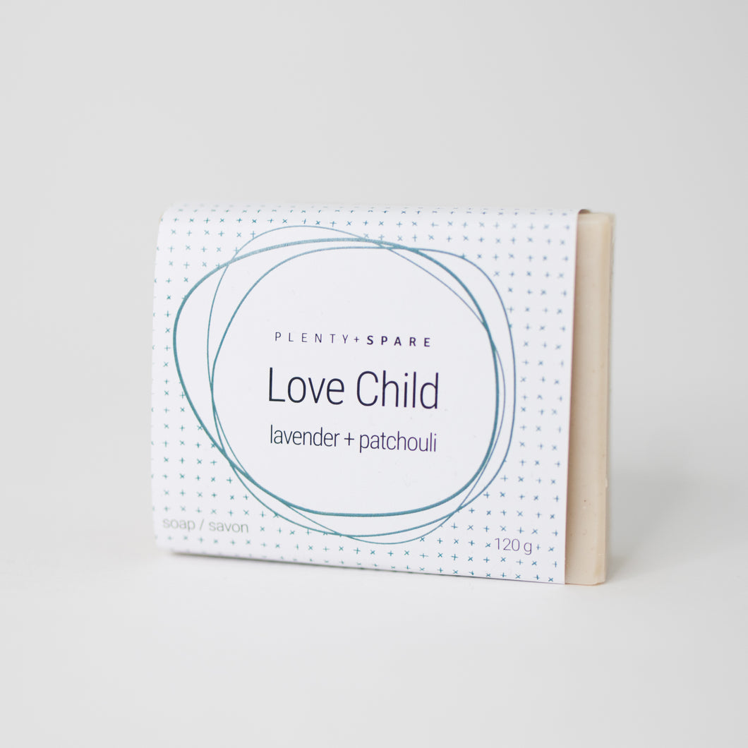 Love Child Soap (lavender + patchouli)