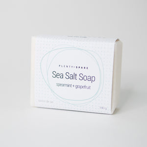 Spearmint + Grapefruit Sea Salt Soap