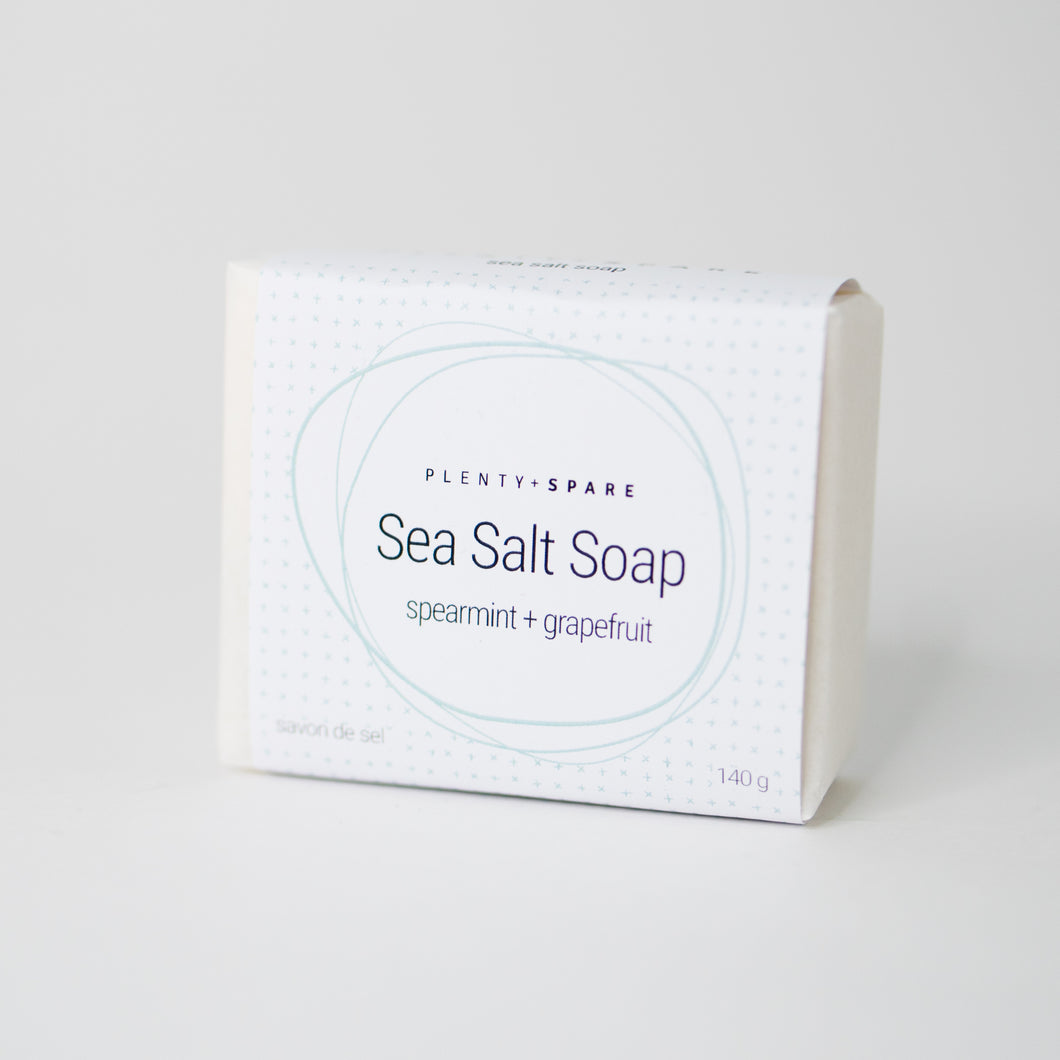 Spearmint + Grapefruit Sea Salt Soap