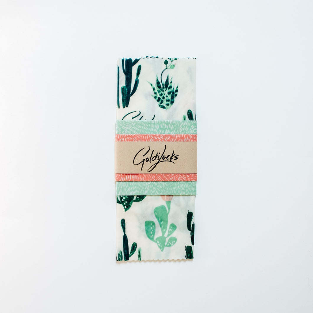Beeswax Food Wraps Set of 3