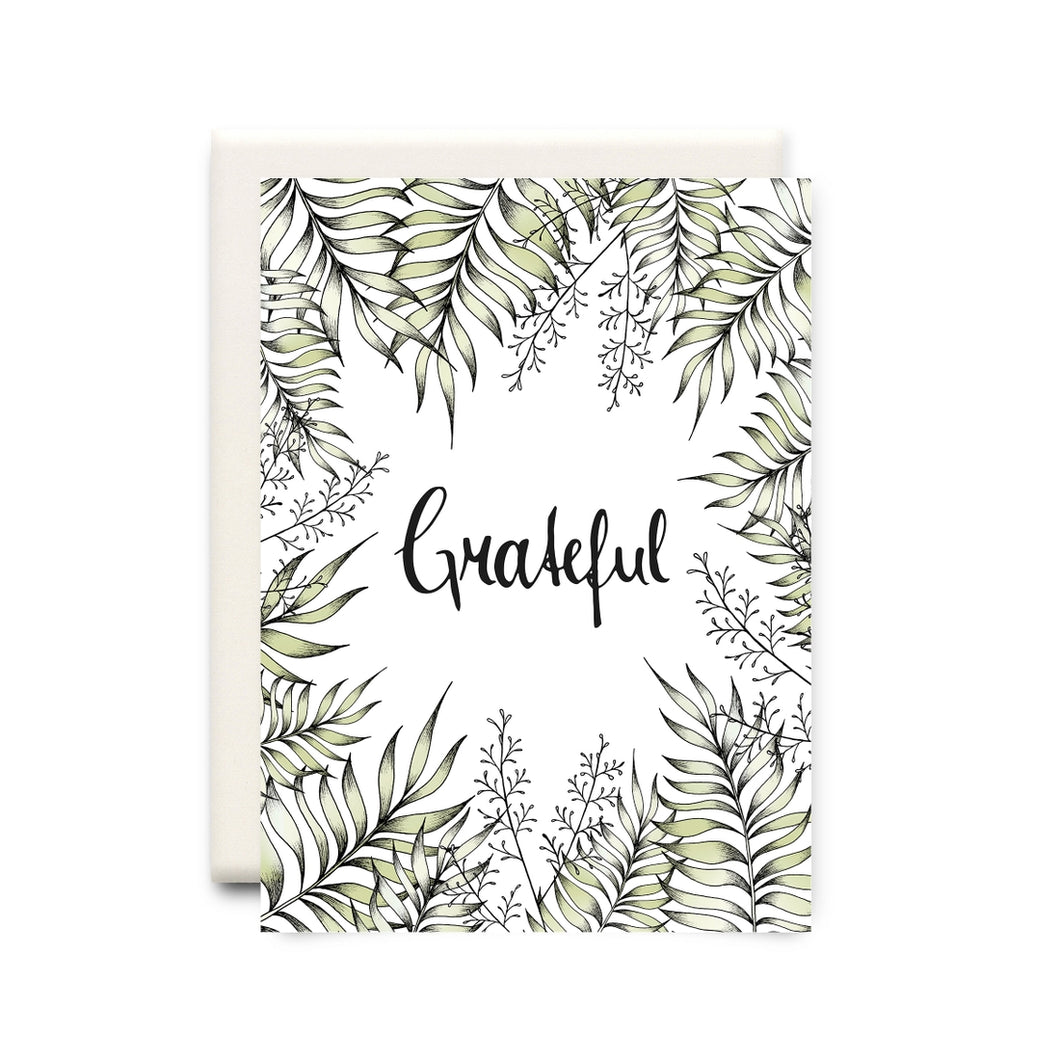 Grateful | Thank You Greeting Card