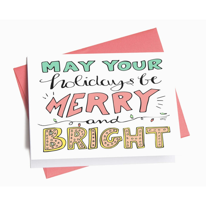 Merry and Bright | Christmas Greeting Card