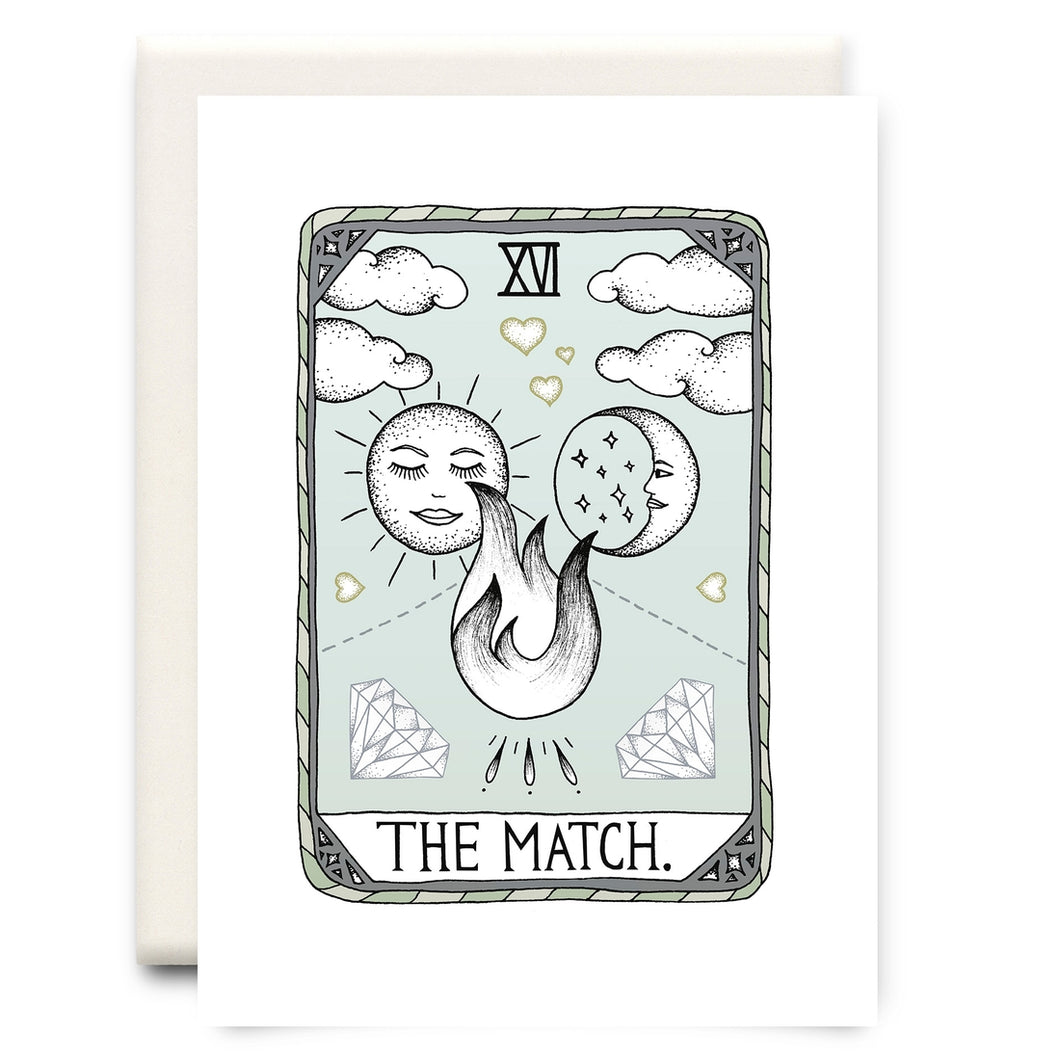 The Match | Love Greeting Card