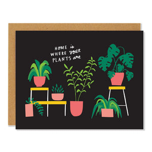 Houseplants | House Warming Greeting Card